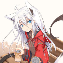This is a pixiv picture whose title is ハクアちゃん.