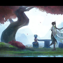 This is a pixiv picture whose title is 留雲借風真君.