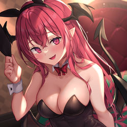This is a pixiv picture whose title is バニーガール小悪魔さん.