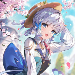 This is a pixiv picture whose title is Springbloom Ayaka~.