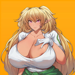 This is a pixiv picture whose title is Dark Elven Forest Ranger.
