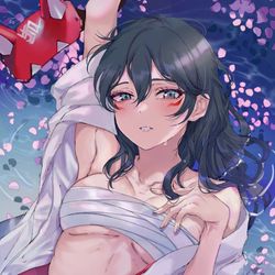 This is a pixiv picture whose title is 霧子.