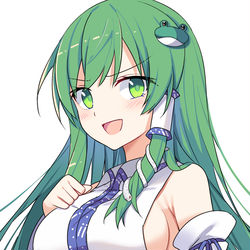 This is a pixiv picture whose title is ドヤ早苗さん.