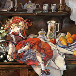 This is a pixiv picture whose title is 小小的甜蜜毒藥.
