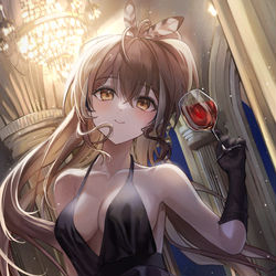 This is a pixiv picture whose title is Nanashi Mumei🍷.