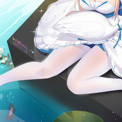 This is a pixiv picture whose title is 朱诺的雪糕-白鸟花园.