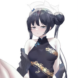 This is a pixiv picture whose title is 妃.