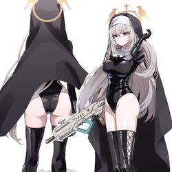 This is a pixiv picture whose title is 覚悟サクラコ様.