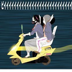 This is a pixiv picture whose title is ヤンキーカップルの金曜日.