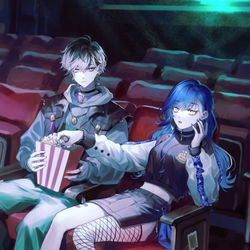 This is a pixiv picture whose title is 閉館.