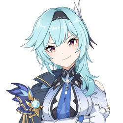 This is a pixiv picture whose title is Eula.