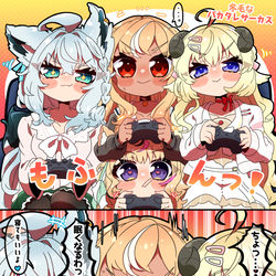 This is a pixiv picture whose title is 冬毛なバカタレサーカス.