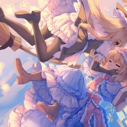 This is a pixiv picture whose title is 咏唱.
