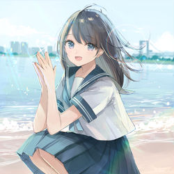 This is a pixiv picture whose title is 🏝🗼✨.