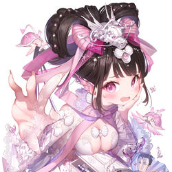 This is a pixiv picture whose title is ▼.