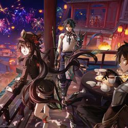 This is a pixiv picture whose title is Happy Lantern Rite 2023!.