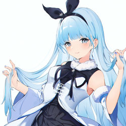 This is a pixiv picture whose title is Ice/Lightning.