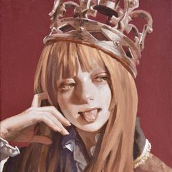 This is a pixiv picture whose title is K  I  N  G.