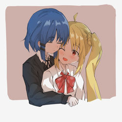 This is a pixiv picture whose title is 还冷吗.