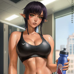 This is a pixiv picture whose title is Valerie Gym - OC.