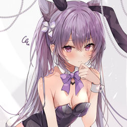 This is a pixiv picture whose title is バニー刻晴.