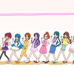 This is a pixiv picture whose title is オールスターズで『ゲッチュウ！らぶらぶぅ？！』.