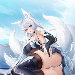 This is a pixiv picture whose title is 大狐狸.