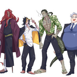 This is a pixiv picture whose title is 水族マフィアまとめ1.