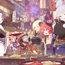 This is a pixiv picture whose title is えびっ.