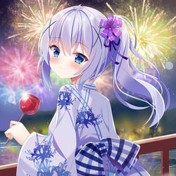 This is a pixiv picture whose title is 香風智乃.