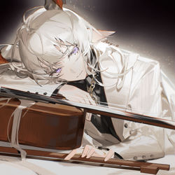 This is a pixiv picture whose title is 白.