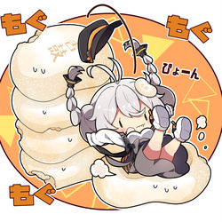 This is a pixiv picture whose title is 銘菓舌鼓あかり。.