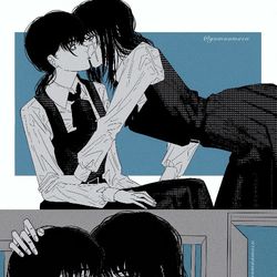This is a pixiv picture whose title is 私心想看夜朝就画了💭.