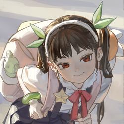 This is a pixiv picture whose title is 八九寺真宵.