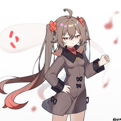 This is a pixiv picture whose title is 胡桃要来力( ‵▽′)ψ❤❤.