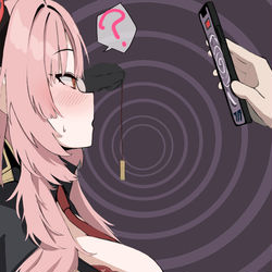 This is a pixiv picture whose title is 催眠.