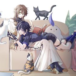 This is a pixiv picture whose title is ✨🐱.