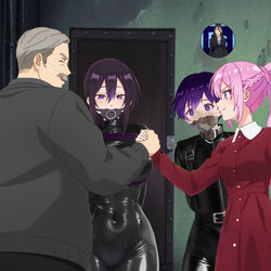 This is a pixiv picture whose title is Yuu's first BDSM practice 4 End.