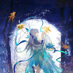 This is a pixiv picture whose title is 照冰轮 伴云来.