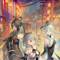 This is a pixiv picture whose title is 归终 阿萍 留云借风.