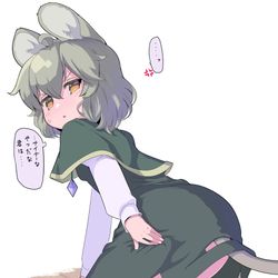 This is a pixiv picture whose title is ナズーリン氏.