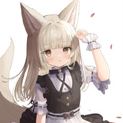 This is a pixiv picture whose title is 🦊.