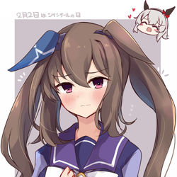 This is a pixiv picture whose title is ツインテのアヤベさん.