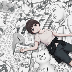 This is a pixiv picture whose title is モノトーン.