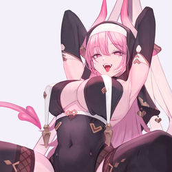 This is a pixiv picture whose title is 👿でシスター.