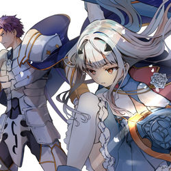 This is a pixiv picture whose title is Wランスロット.