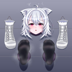 This is a pixiv picture whose title is 【约稿】雷凛凛壁足.