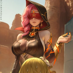 This is a pixiv picture whose title is Babel - Genshin Impact.