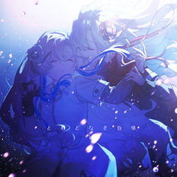 This is a pixiv picture whose title is >H<.
