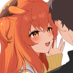 This is a pixiv picture whose title is すき？.